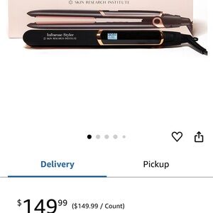 NEW Skin Research Institute Infrarose Styler - Black and Rose Gold